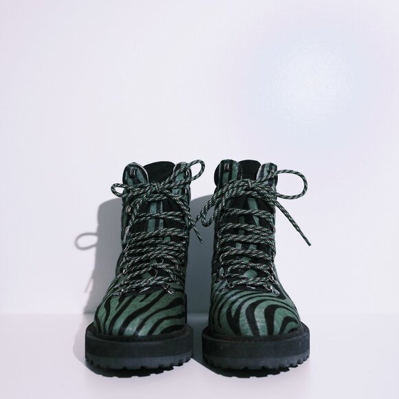 Diemme Italian-Made Hiking Boots – Zebra Print – Size 41 - Picture 3 of 6